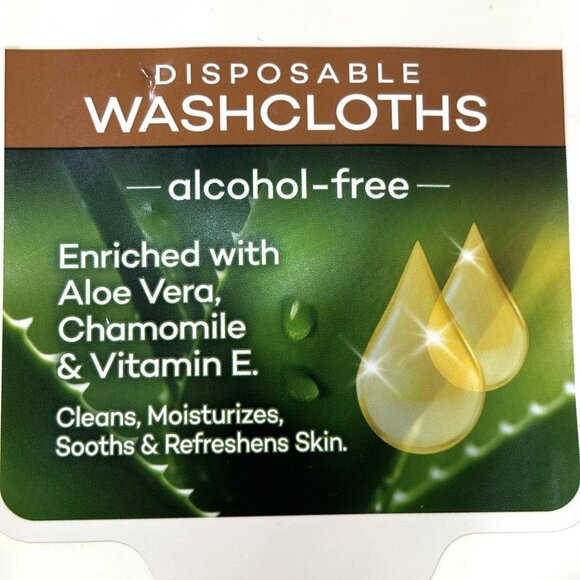 Yardley London Disposable Large Washcloths 2 Packs NWT - Picture 2 of 6